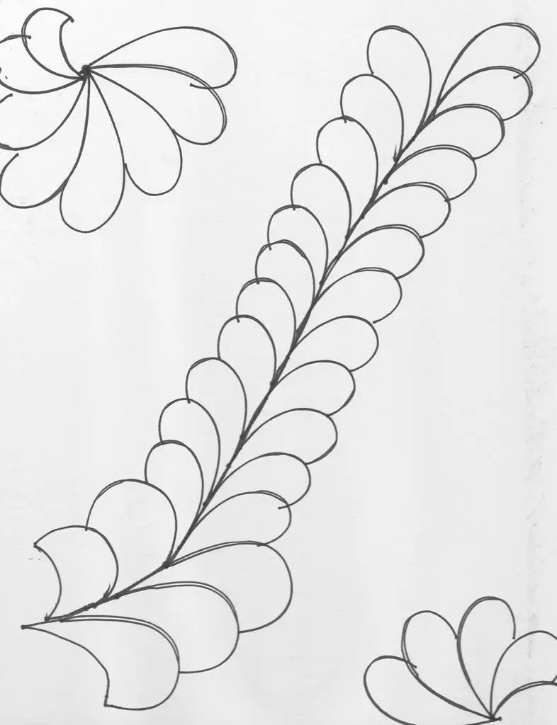 Curve quilting pattern ruler