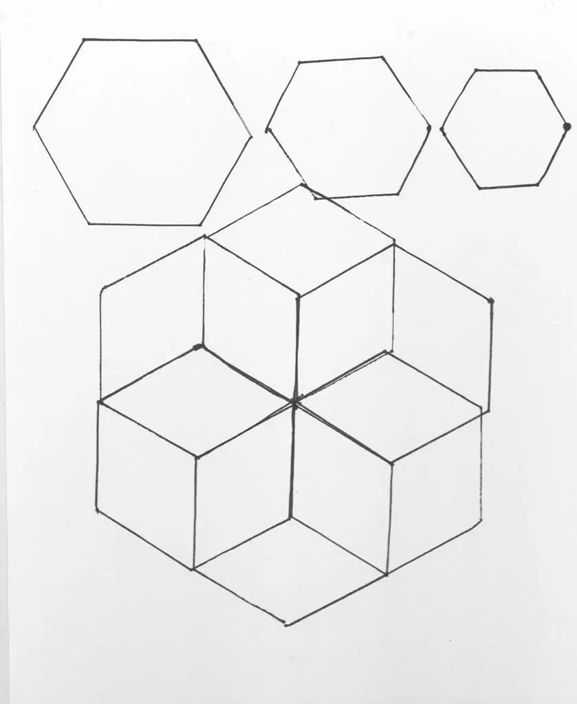 Hexagon - Small, Medium & Large