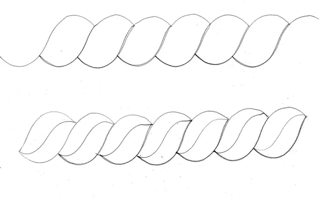 Border Rope Free Motion Quilting Example
