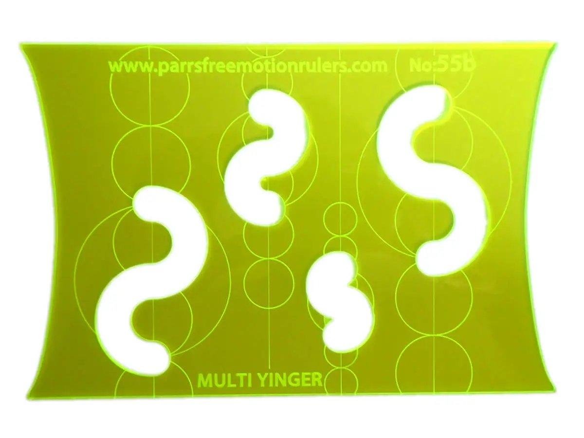 Multi Yinger Free Motion Quilting Ruler