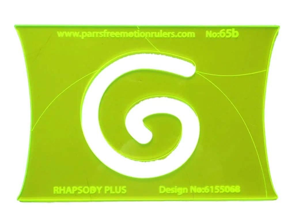 Rhapsody Plus Free Motion Quilting Ruler