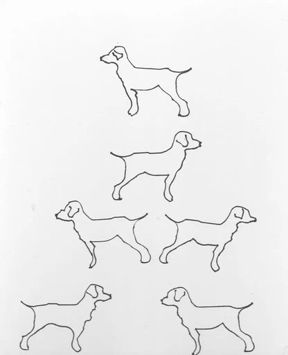 Standing Dog Quilting Pattern