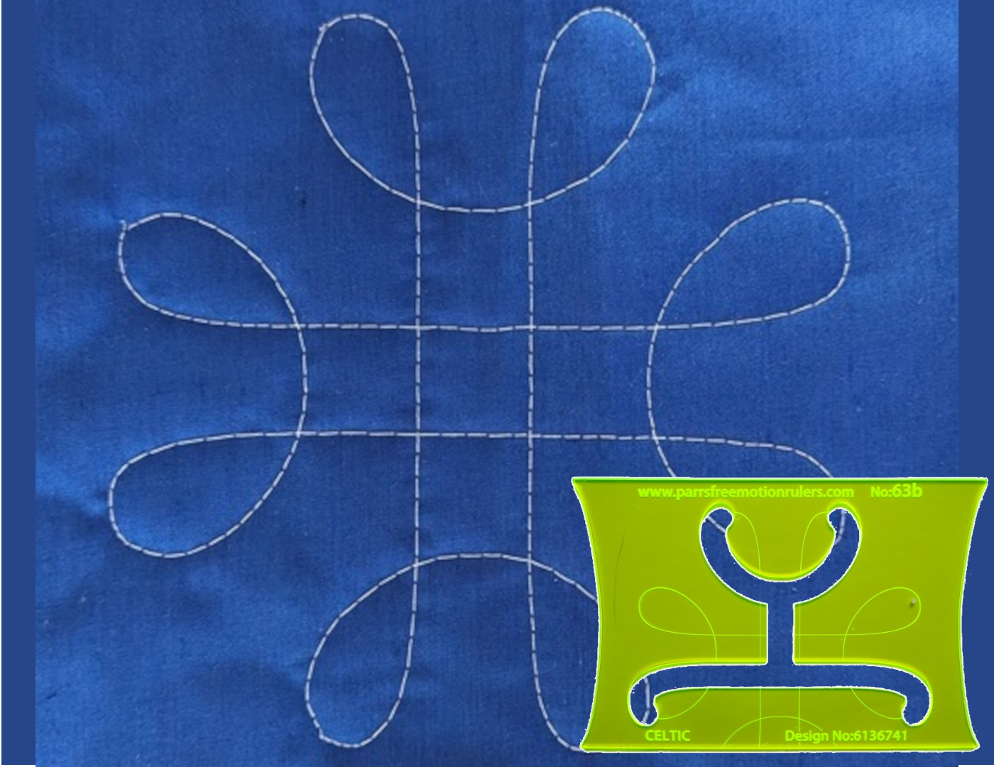 Free Motion Ruler Celtic Free Motion Quilting Ruler by Parrs – Parrs Free Motion Rulers