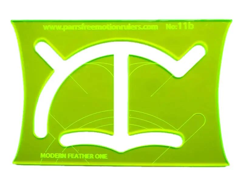 Feather/Petal Quilting Ruler - Large petal/boarder patterns – Parrs ...