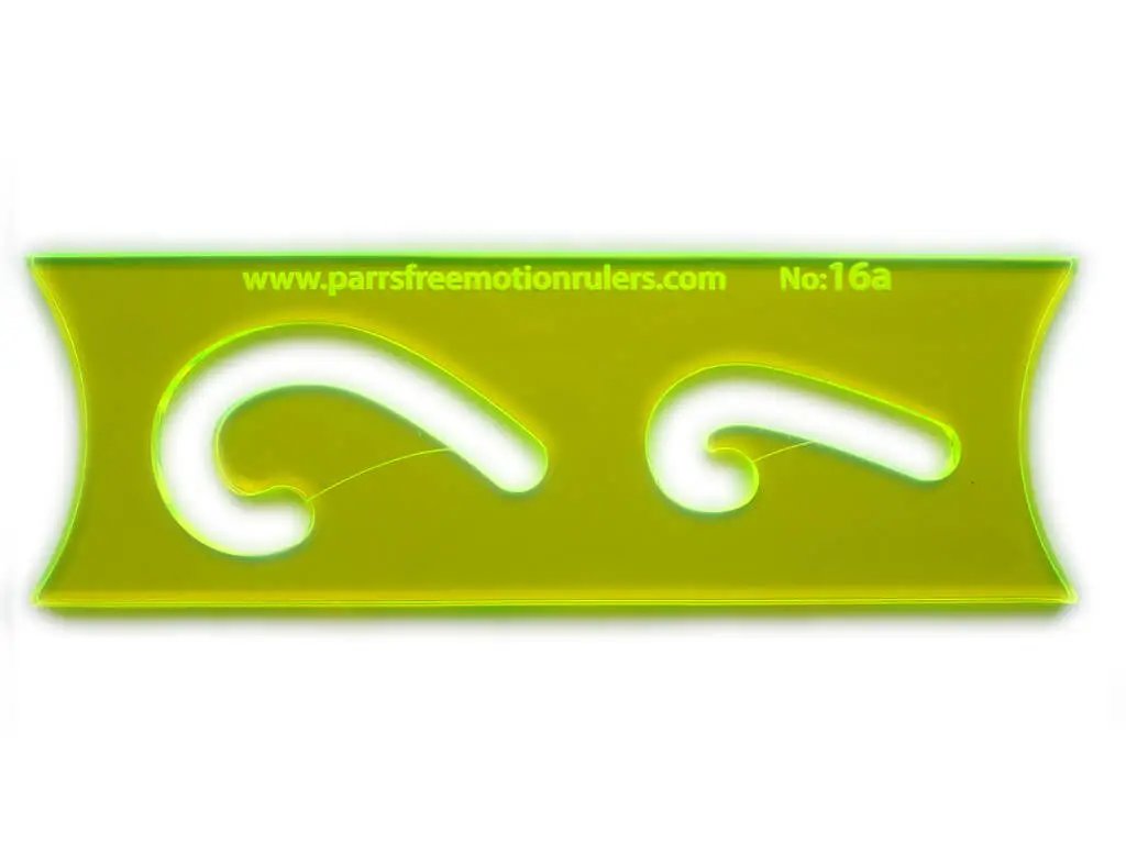 Parrs Feather Curl Quilting ruler - Boarders and motifs – Parrs Free ...