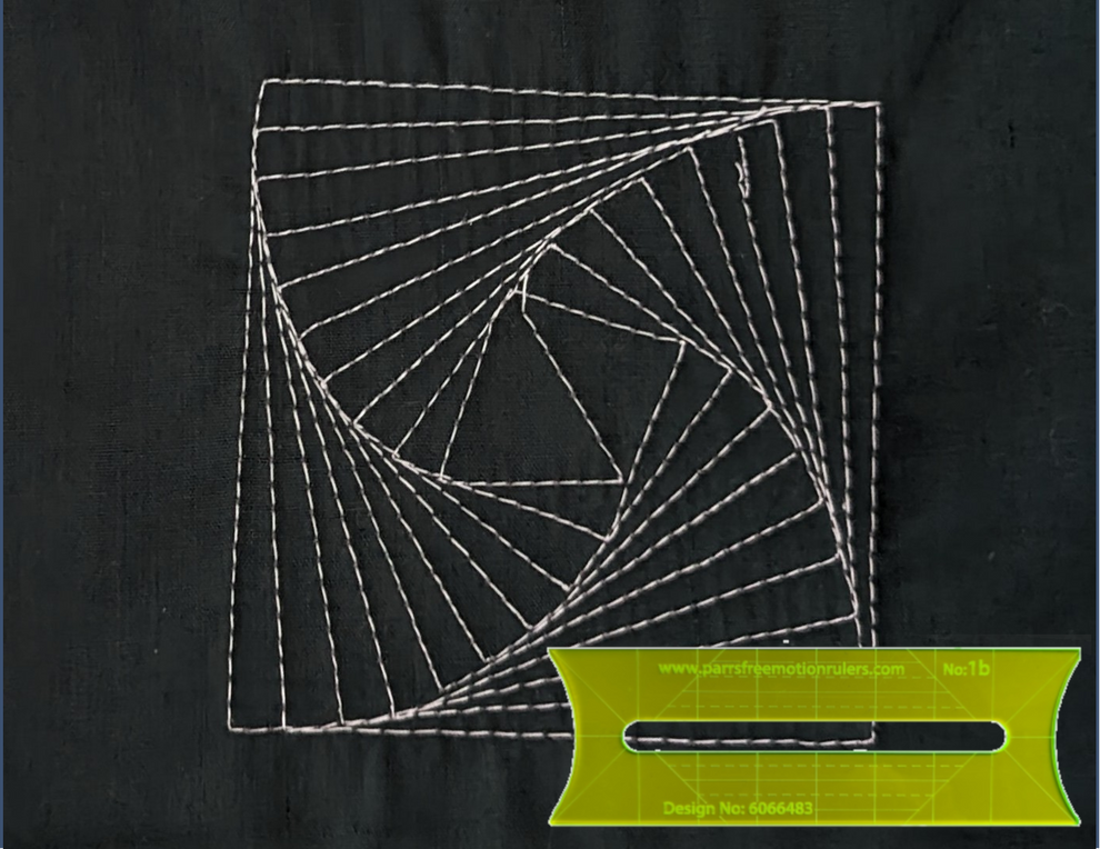 Straight Line Quilting Ruler for stitch in the ditch – Parrs Free ...